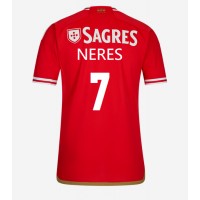 Benfica David Neres #7 Hemmatröja 2023-24 Korta ärmar